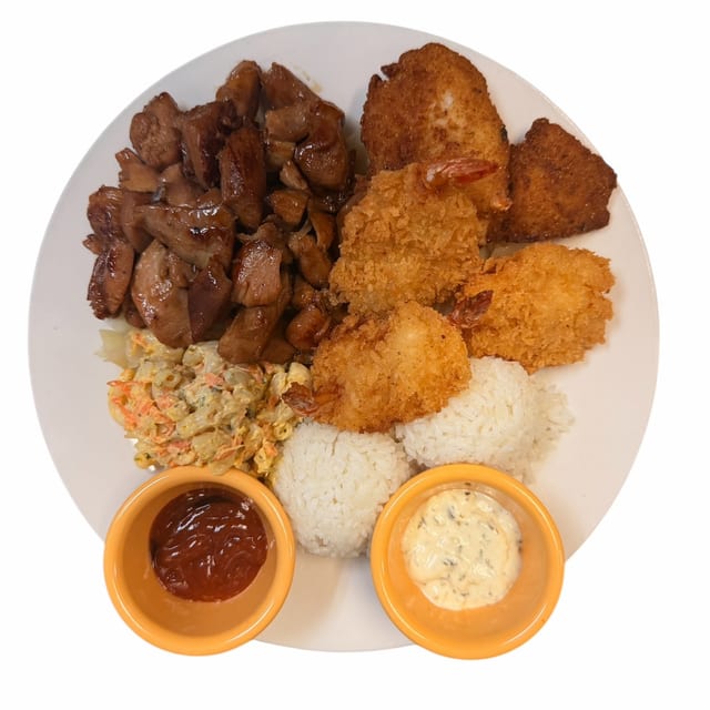 Seafood BBQ Combo.